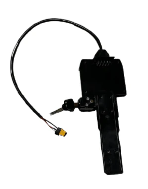 Interface batterie + verrou + clé pour contrôleur Yuvy 1 et 2 (connecteur XT60 jaune)