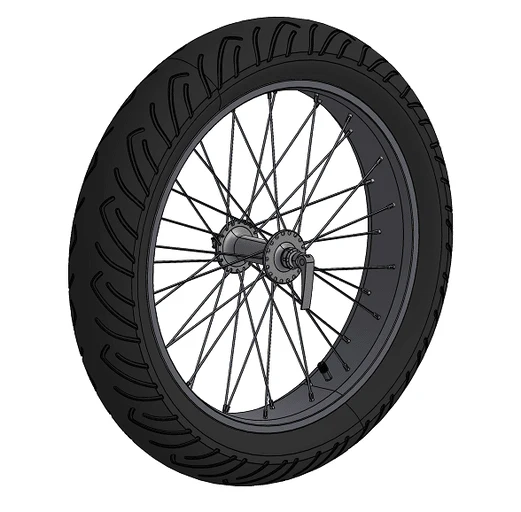 Roue avant complète - Ritmic